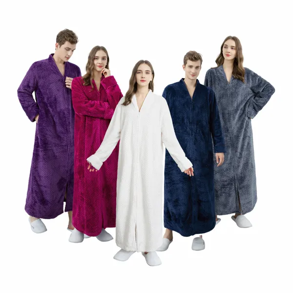 Custom Zip-Up Bathrobes - Imprint Now - UK