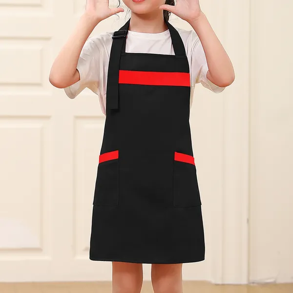 Kids Tiny Cotton Neck Strap Apron - Imprint Now - UK