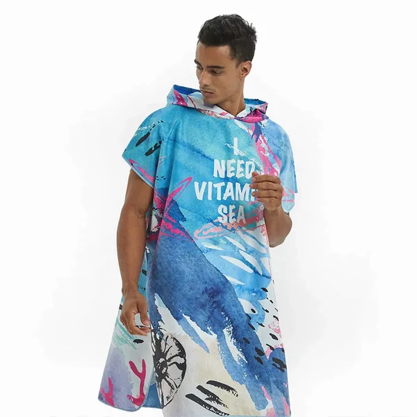 Custom Hooded Beach Towels - Imprint Now - UK