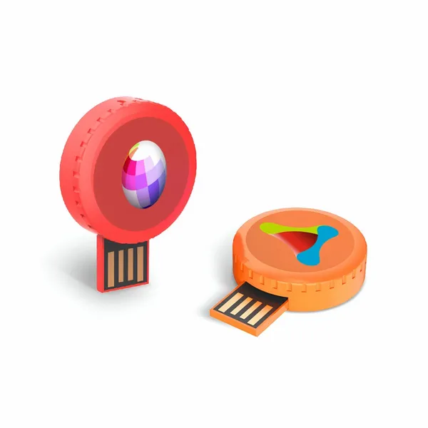 Circular 360 Rotating USB - Imprint Now - UK