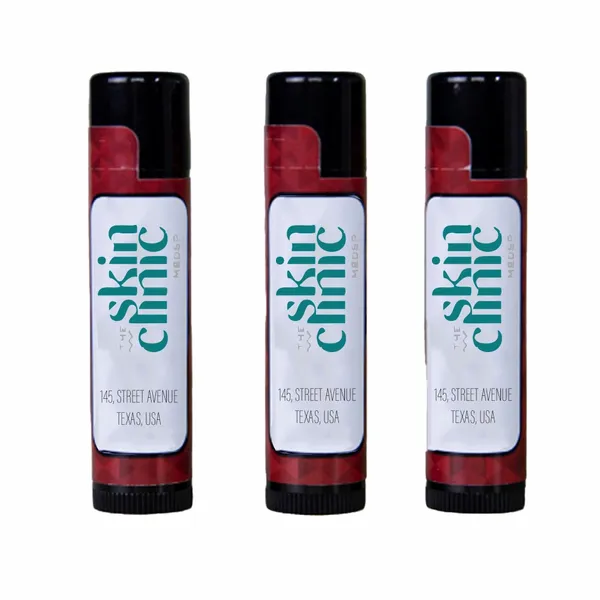 Natural Lip Balm In Black Tube