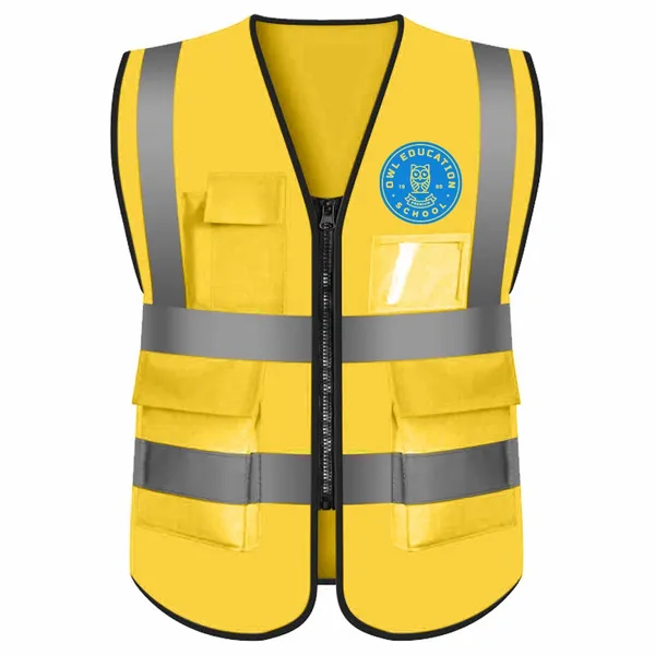 Multi-Pocket Professional Safety Vests - Imprint Now - UK