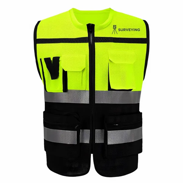 Heavy-Duty, Two-Tone Safety Vests - Imprint Now - UK