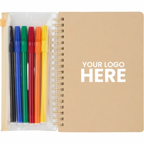 13 cm x 18 cm FSC Mix Doodle Notebook with Markers