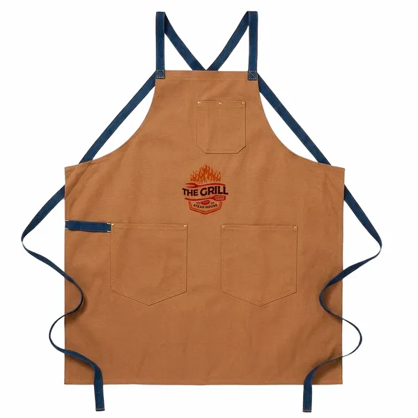 Denim Cotton Apron - Imprint Now - UK