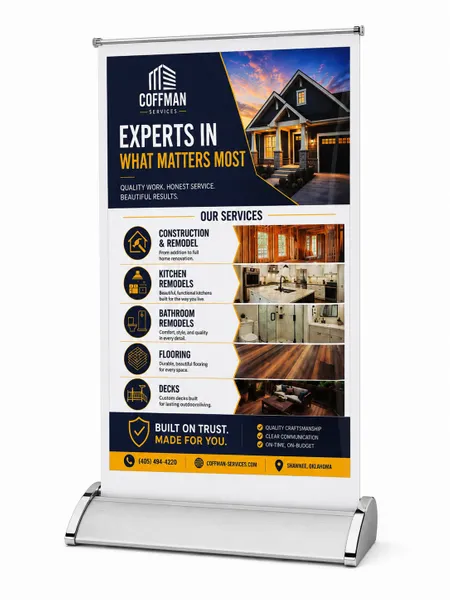 Table Roll Up Banner Stand - Imprint Now - UK