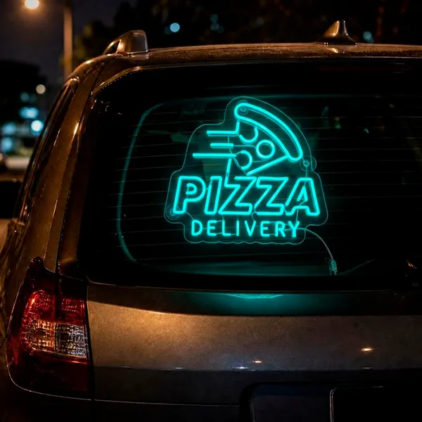 Illuminated Vehicle Sign