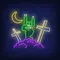 Devil Horn Zombie Hand Gesture Neon Sign - Imprint Now - UK