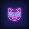Cute Cartoon Pink Pig Sunglasses Neon Sign - Imprint Now - UK