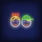 Smiling Girl Boy Faces Neon Sign - Imprint Now - UK