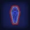 Vampire Coffin Neon Sign - Imprint Now - UK