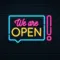 We Are Open Neon Sign - Imprint Now - UK