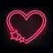 Red Love Heart Star Neon Sign - Imprint Now - UK