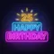25th Happy Birthday Neon Sign - Imprint Now - UK