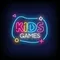 Kids Games Neon Sign - Imprint Now - UK