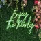 Enjoy The Party Neon Sign - Imprint Now - UK