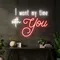 I Want My Time With You Neon Sign - Imprint Now - UK
