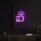 Purple Thumbs Up Neon Sign - Imprint Now - UK