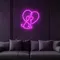 Scribble Dog Heart Neon Sign - Imprint Now - UK
