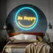 Be Happy Neon Sign - Imprint Now - UK