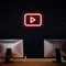 Youtube Play Button Neon Sign - Imprint Now - UK