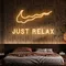 Nike Just Relax Neon Sign - Imprint Now - UK