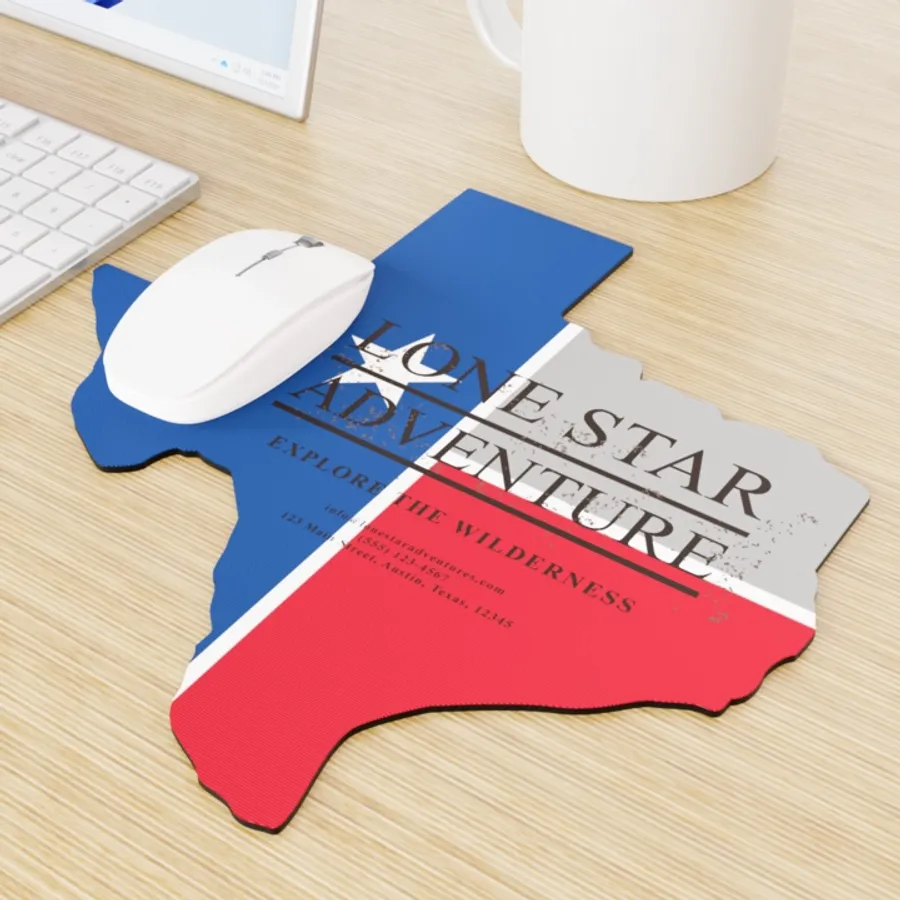 Custom Shape Die Cut Mouse Pad - Imprint Now - UK