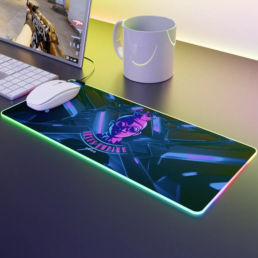 Custom RGB LED Mouse Pad - Imprint Now - UK