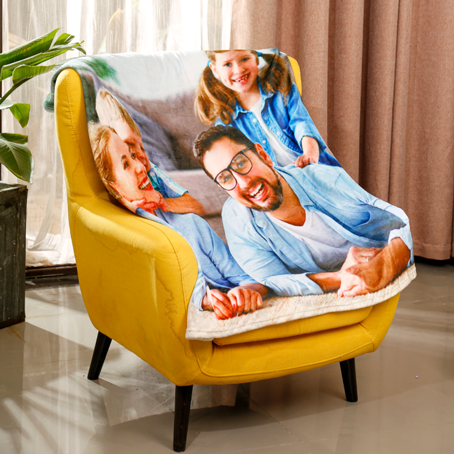 Plush Fleece Blanket - Imprint Now - UK