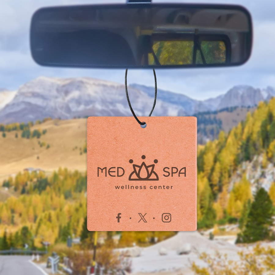 Eco Kraft Paper Air Freshener - Imprint Now - UK