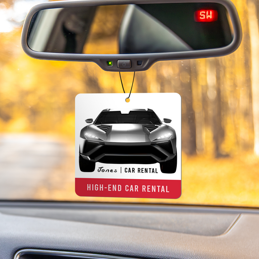 Customised Car Air Freshener - Imprint Now - UK