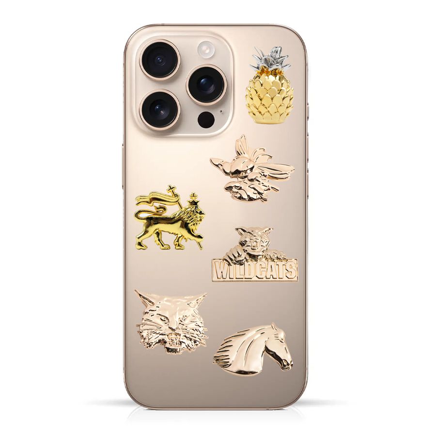 Phone Metal Badge Stickers - Imprint Now - UK