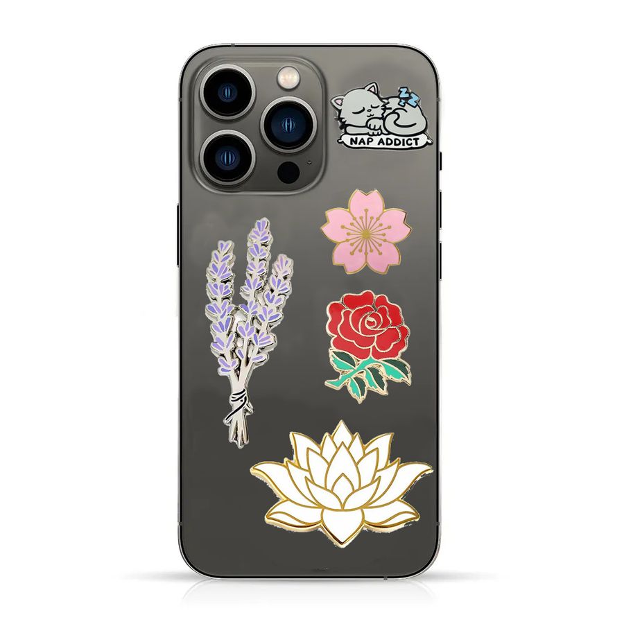 Phone Metal Badge Stickers - Imprint Now - UK