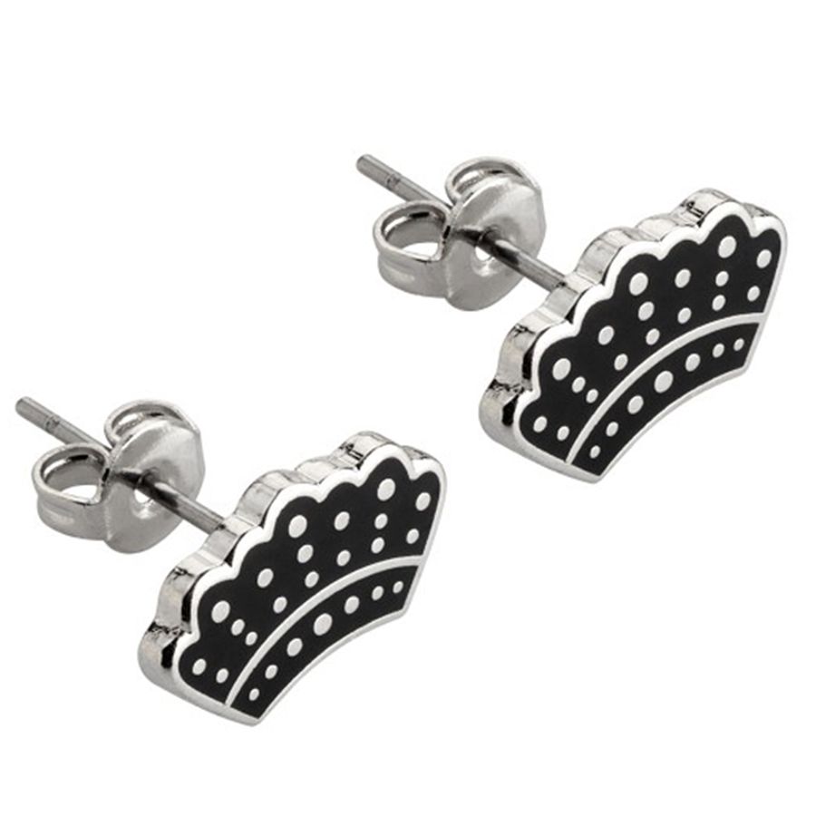 Hard Enamel Metal Earrings - Imprint Now - UK