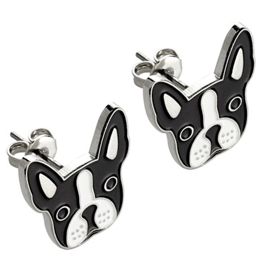 Soft Enamel Metal Earrings - Imprint Now - UK