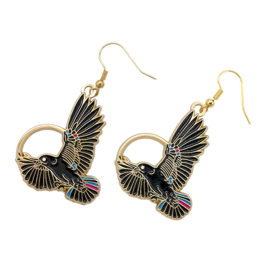Soft Enamel Metal Earrings - Imprint Now - UK
