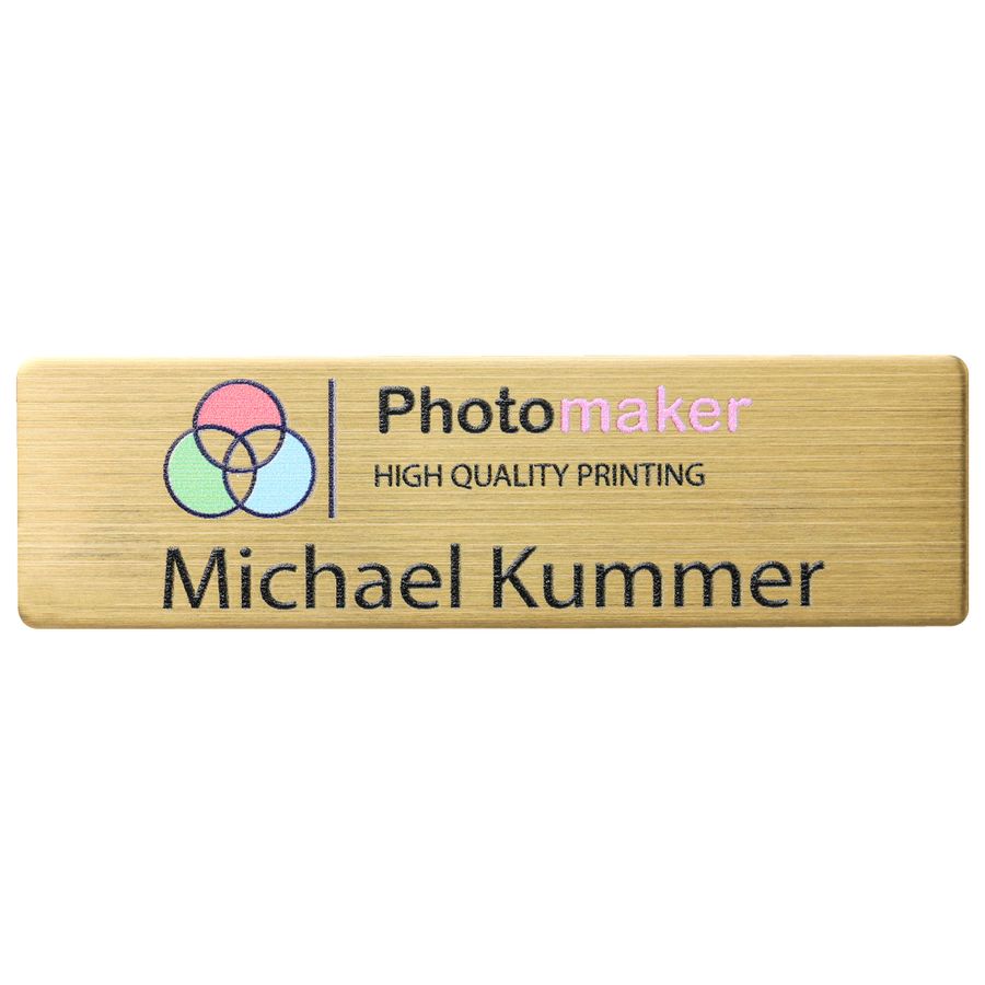 UV Printed Name Badges - Imprint Now - UK