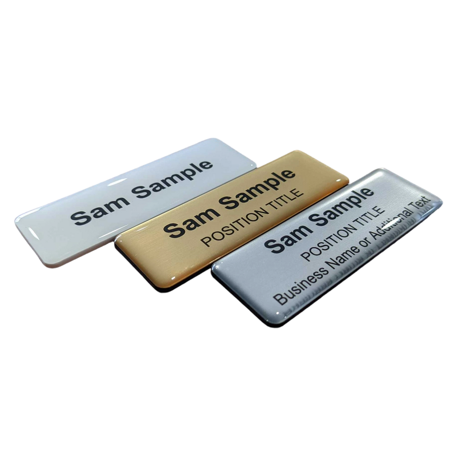Epoxy Dome Name Badges - Imprint Now - UK