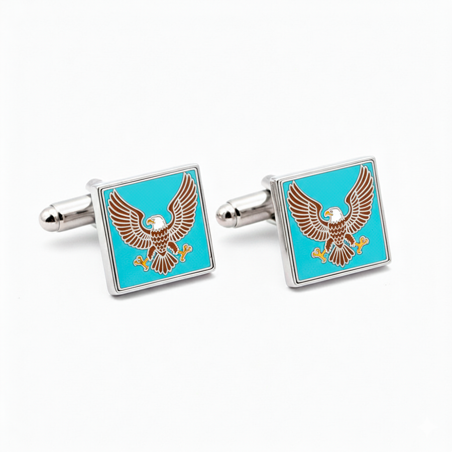 Hard Enamel Cufflinks - Imprint Now - UK