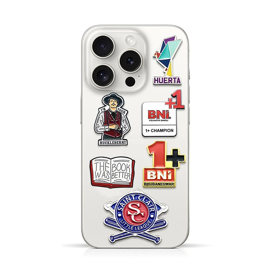 Soft Enamel Metal Sticker - Imprint Now - UK