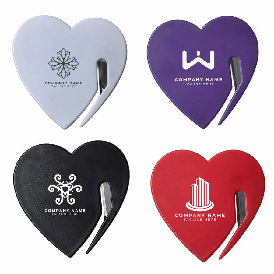 Heart-Shaped Letter Openers