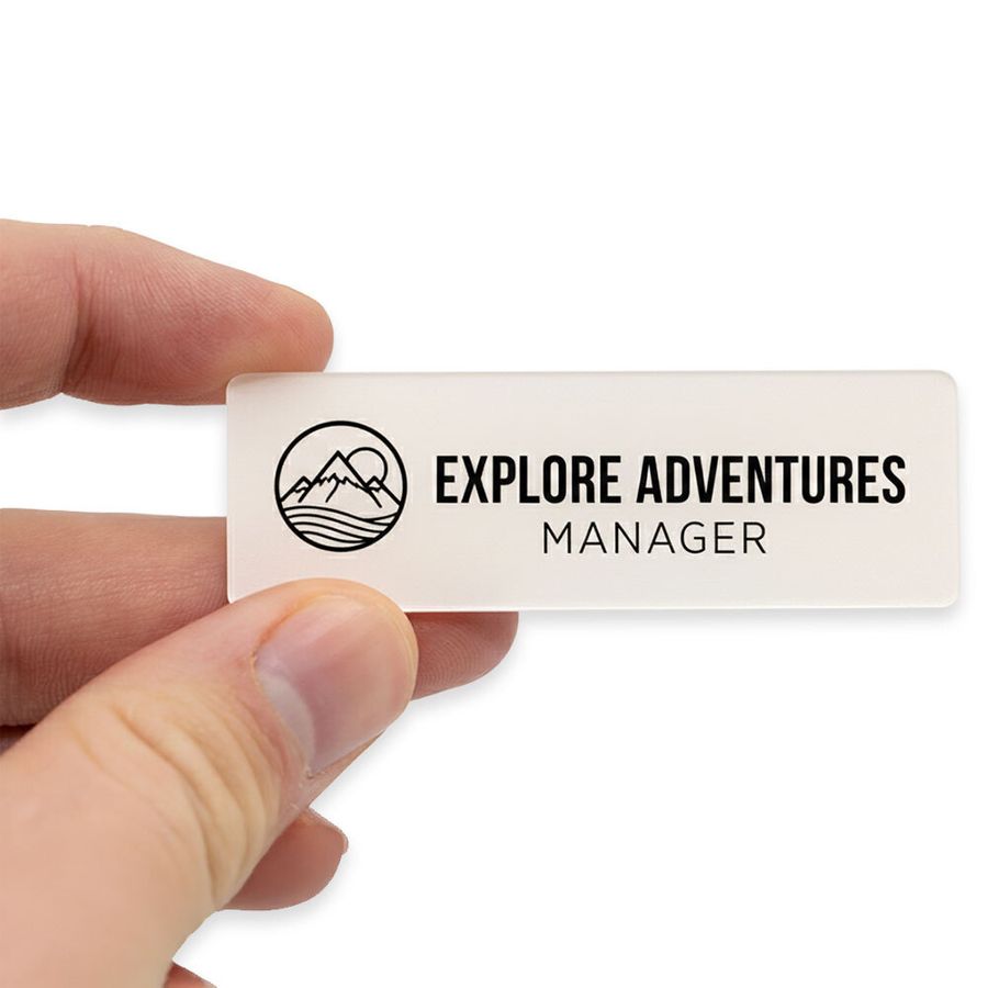 Acrylic Name Badges - Imprint Now - UK