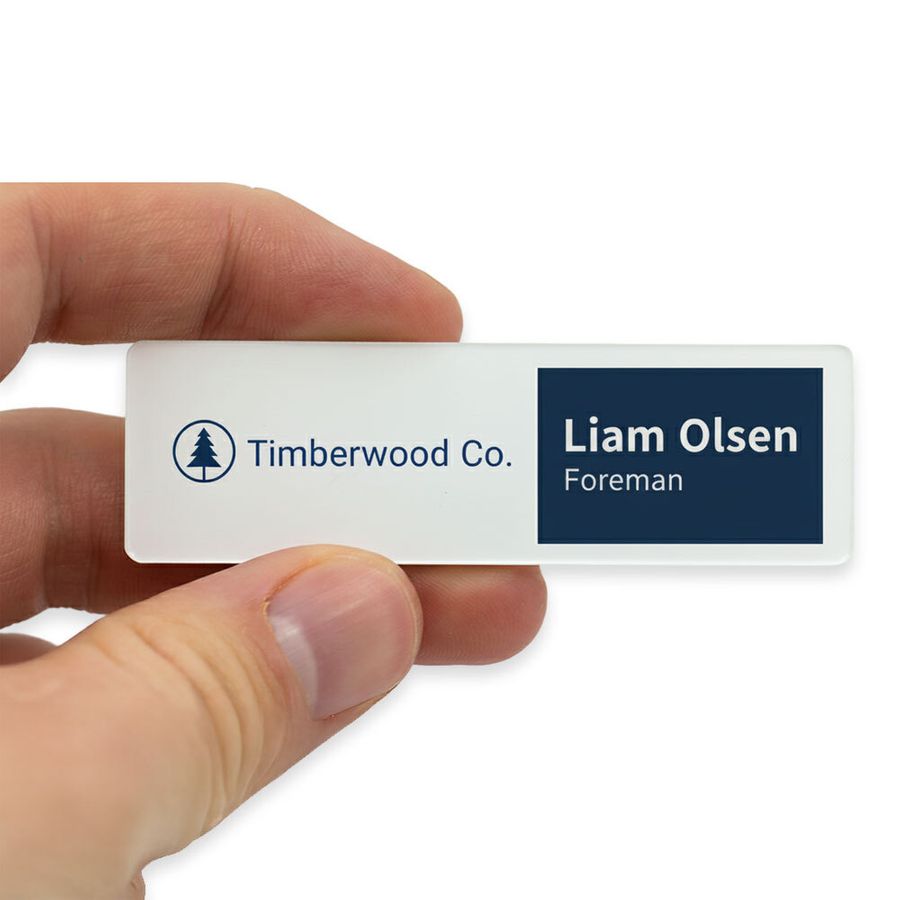 Acrylic Name Badges - Imprint Now - UK
