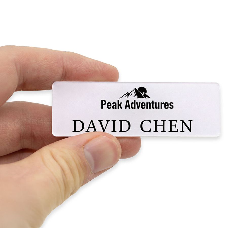 Acrylic Name Badges - Imprint Now - UK