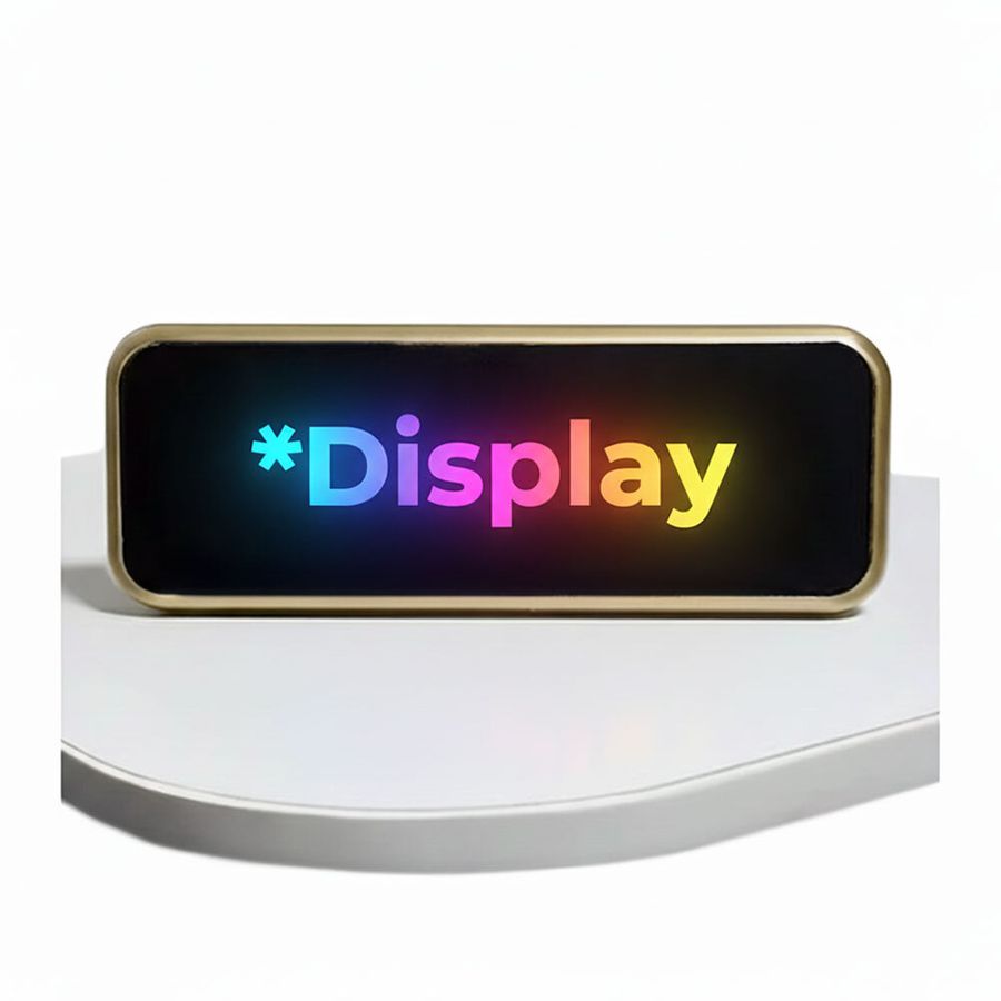LED Name Badges - Imprint Now - UK