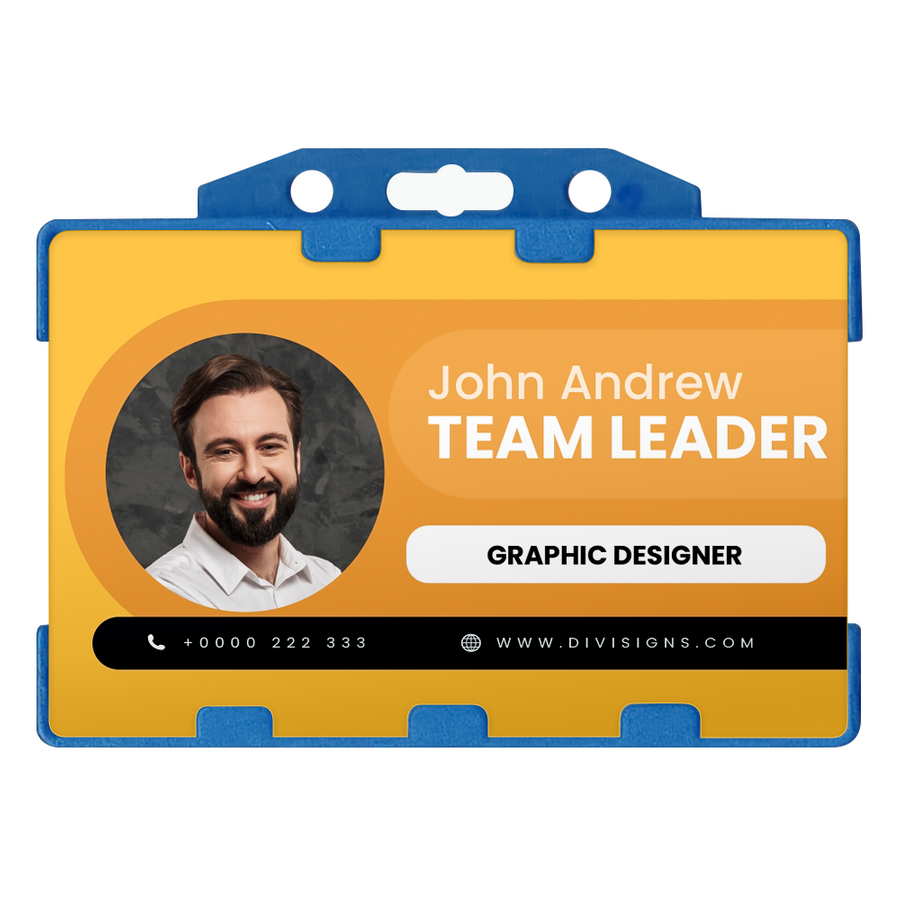 Plastic Insert Badge Holder - Imprint Now - UK