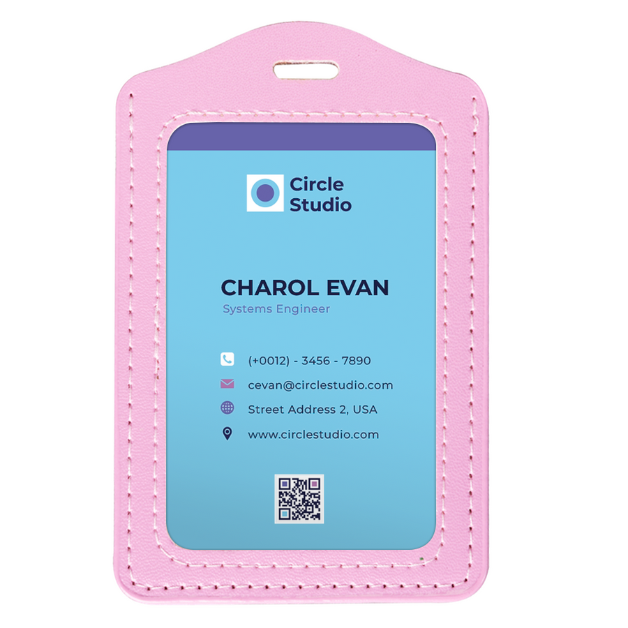 Custom PU Badge Holders - Imprint Now - UK