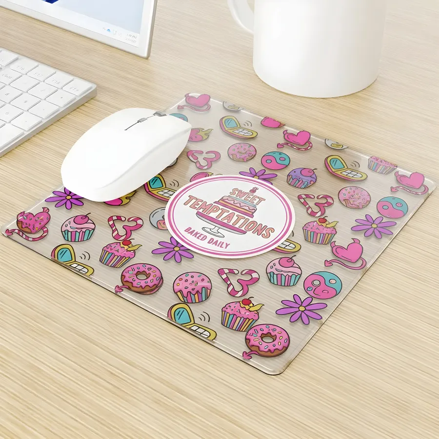 Custom Acrylic Transparent Mouse Pad - Imprint Now - UK