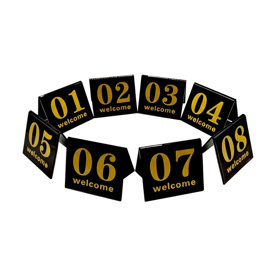 Tent Table Numbers - Imprint Now - UK