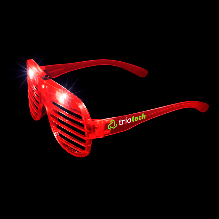 Light-Up LED Slotted Glasses - Imprint Now - UK